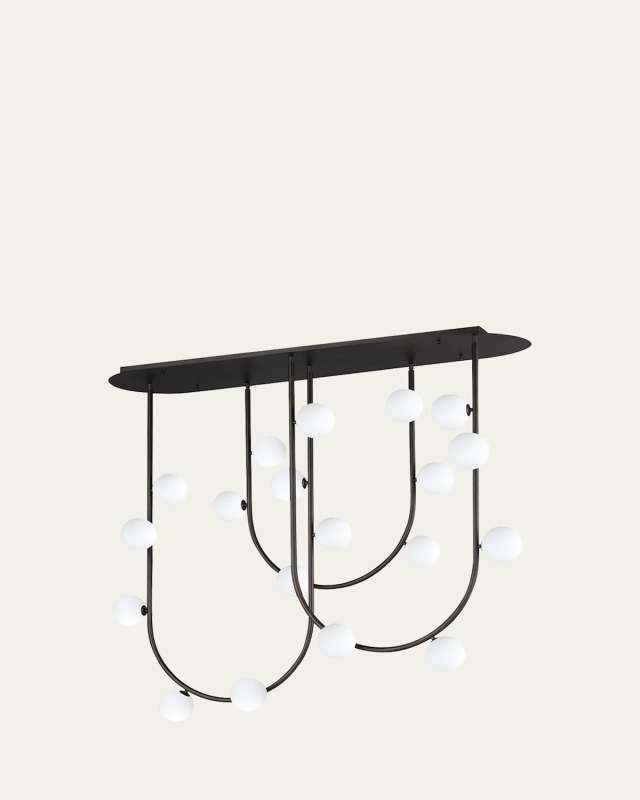 x Nina Magon design from Studio M Contour 19-Light Fixed Stem Ceiling Light 3000K